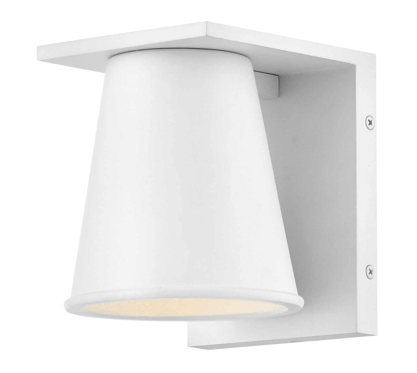 Hans Extra Small Wall Mount Lantern In White Finish