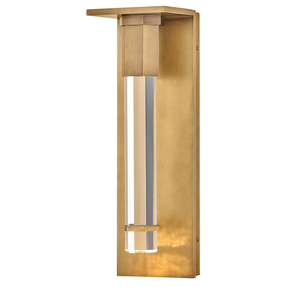 Cecily Medium Wall Mount Lantern In Light Brass Finish