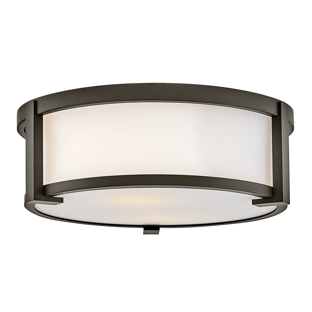 Lowell Small Flush Mount In Light Bronze Finish
