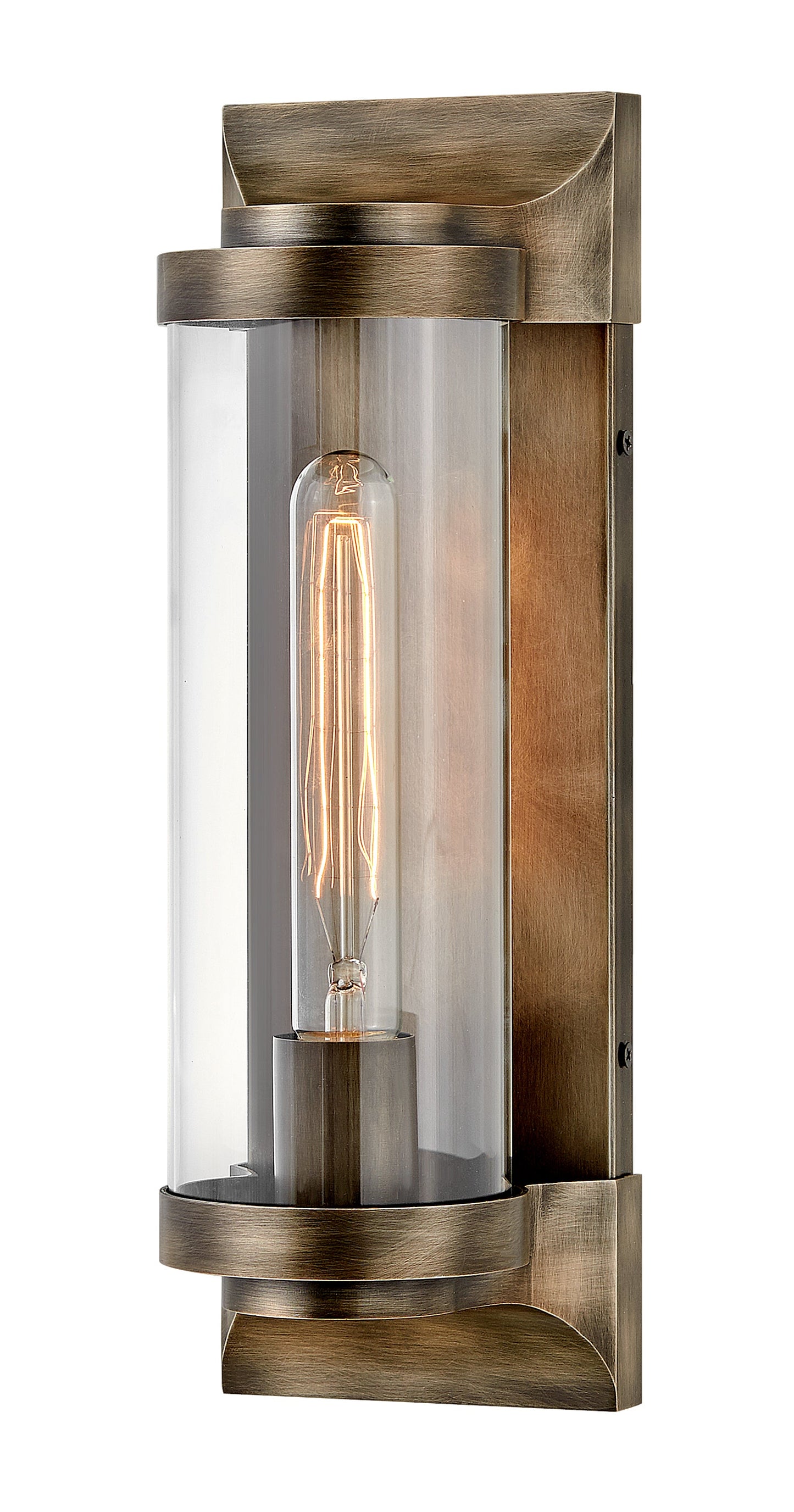 Pearson Medium Wall Mount Lantern In Light Bronze Finish
