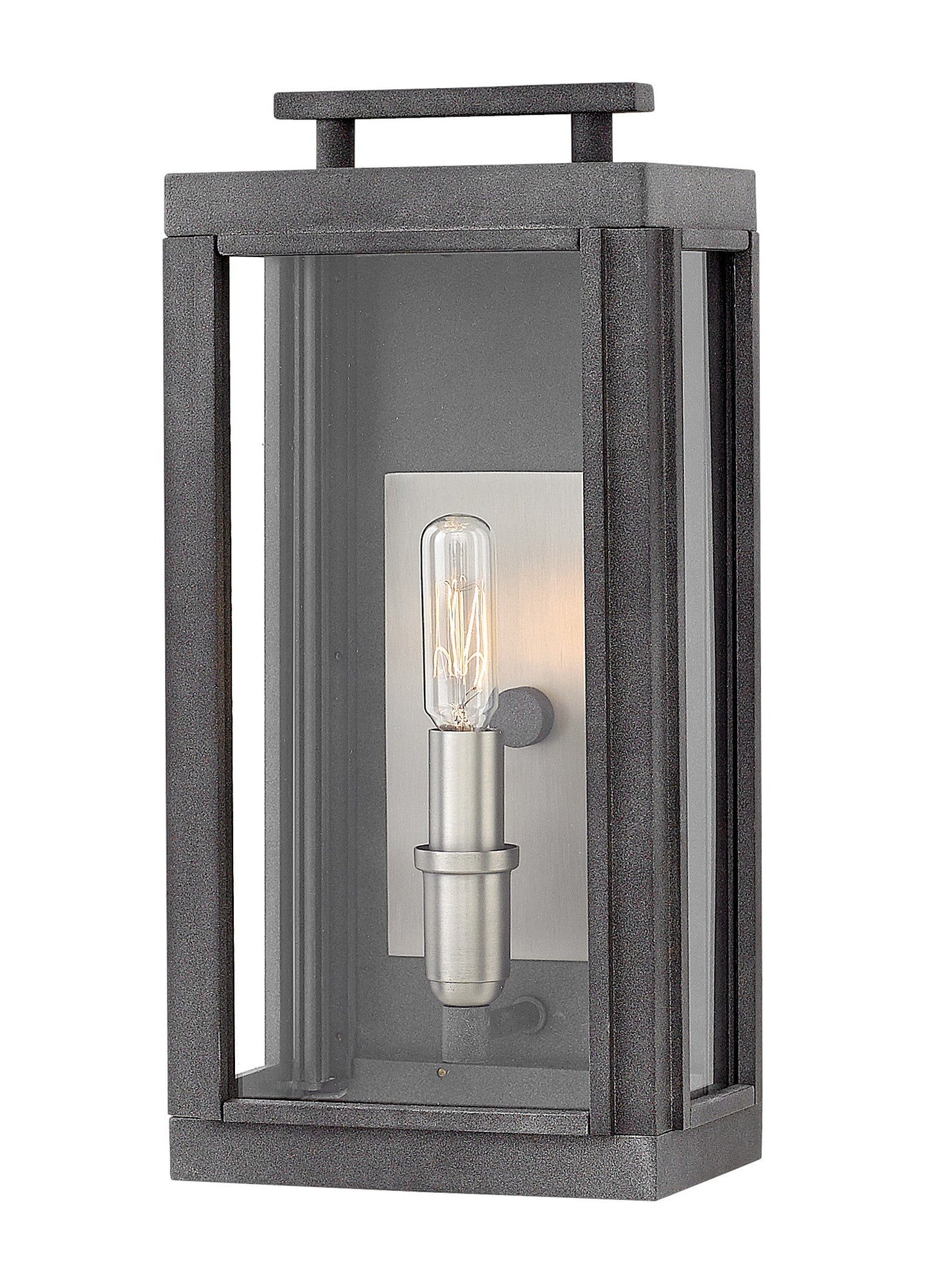 Sutcliffe Medium Wall Mount Lantern In Black Finish