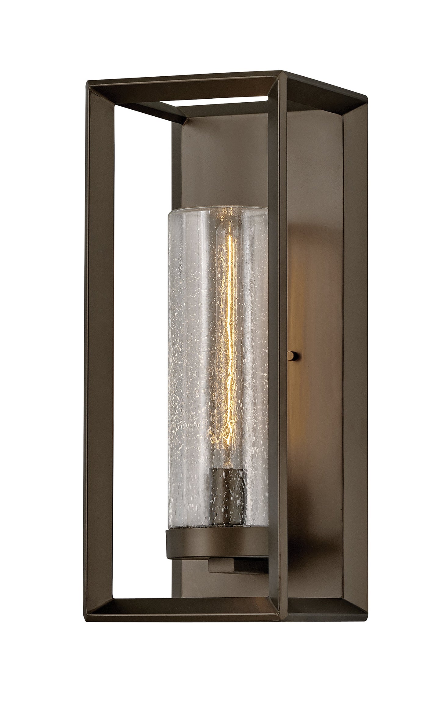 Rhodes Large Wall Mount Lantern In Light Bronze Finish