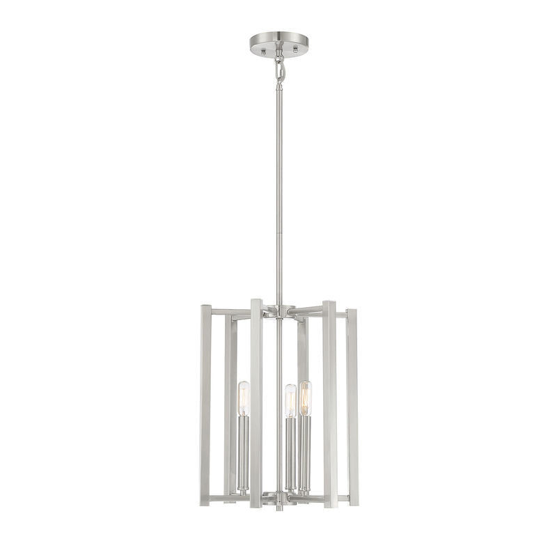 Benson 3-Light Pendant in Satin Nickel Satin Nickel