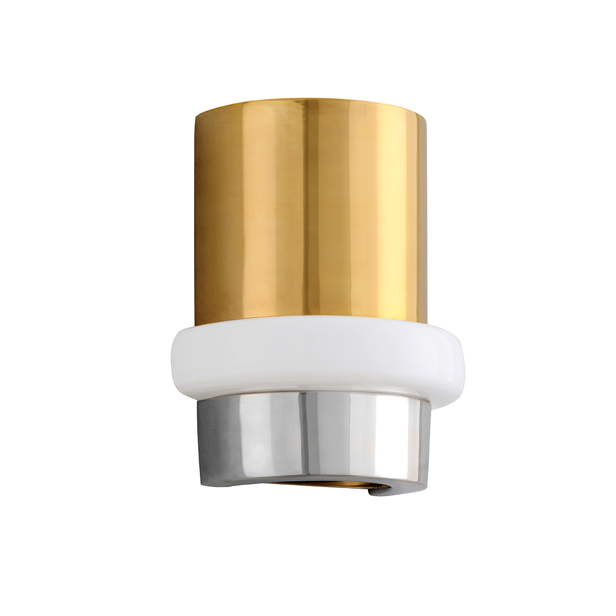 Beckenham Wall Sconce In VINTAGE POLISHED BRASS AND NICKEL Finish