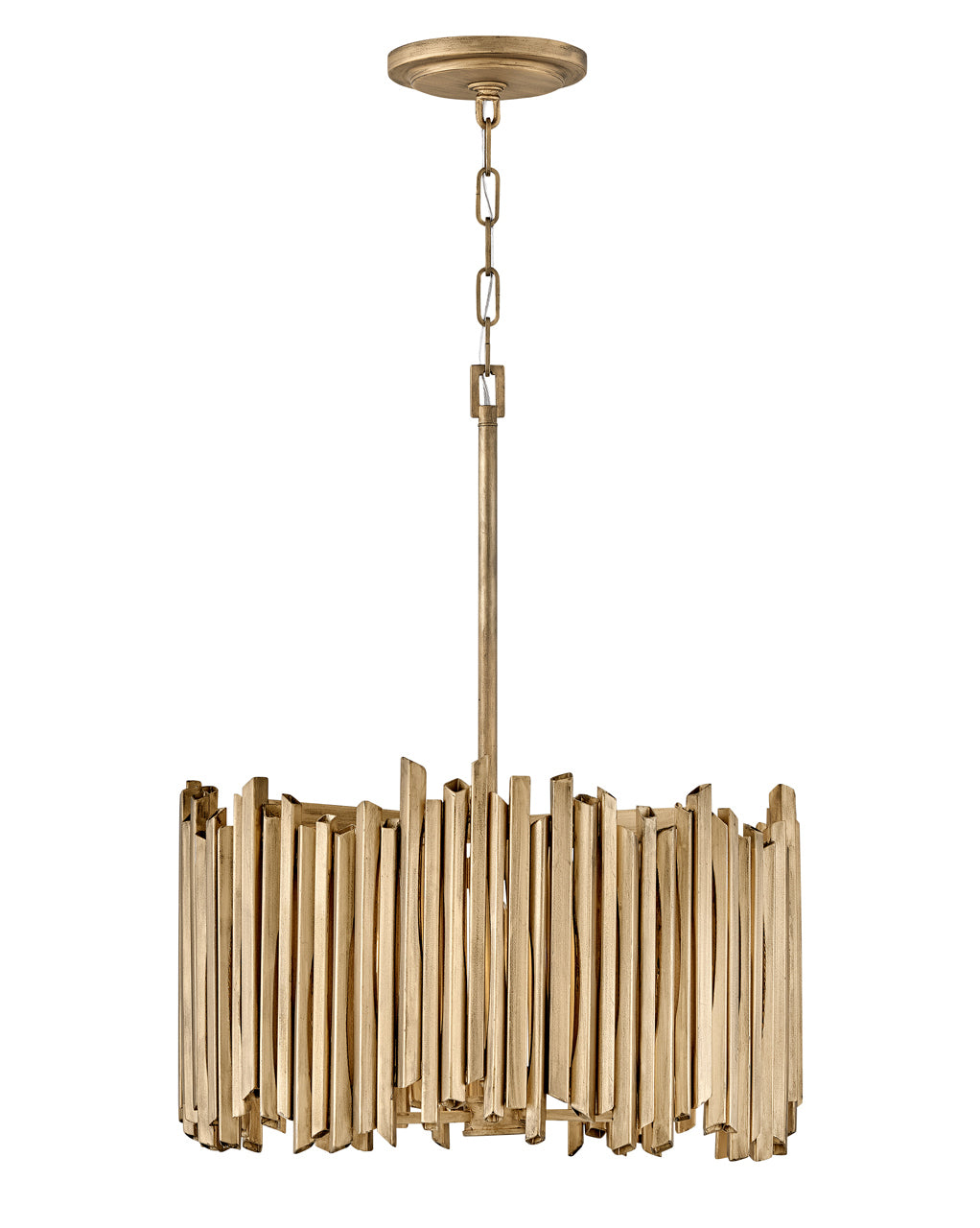 Roca Large Convertible Pendant In Gold Finish