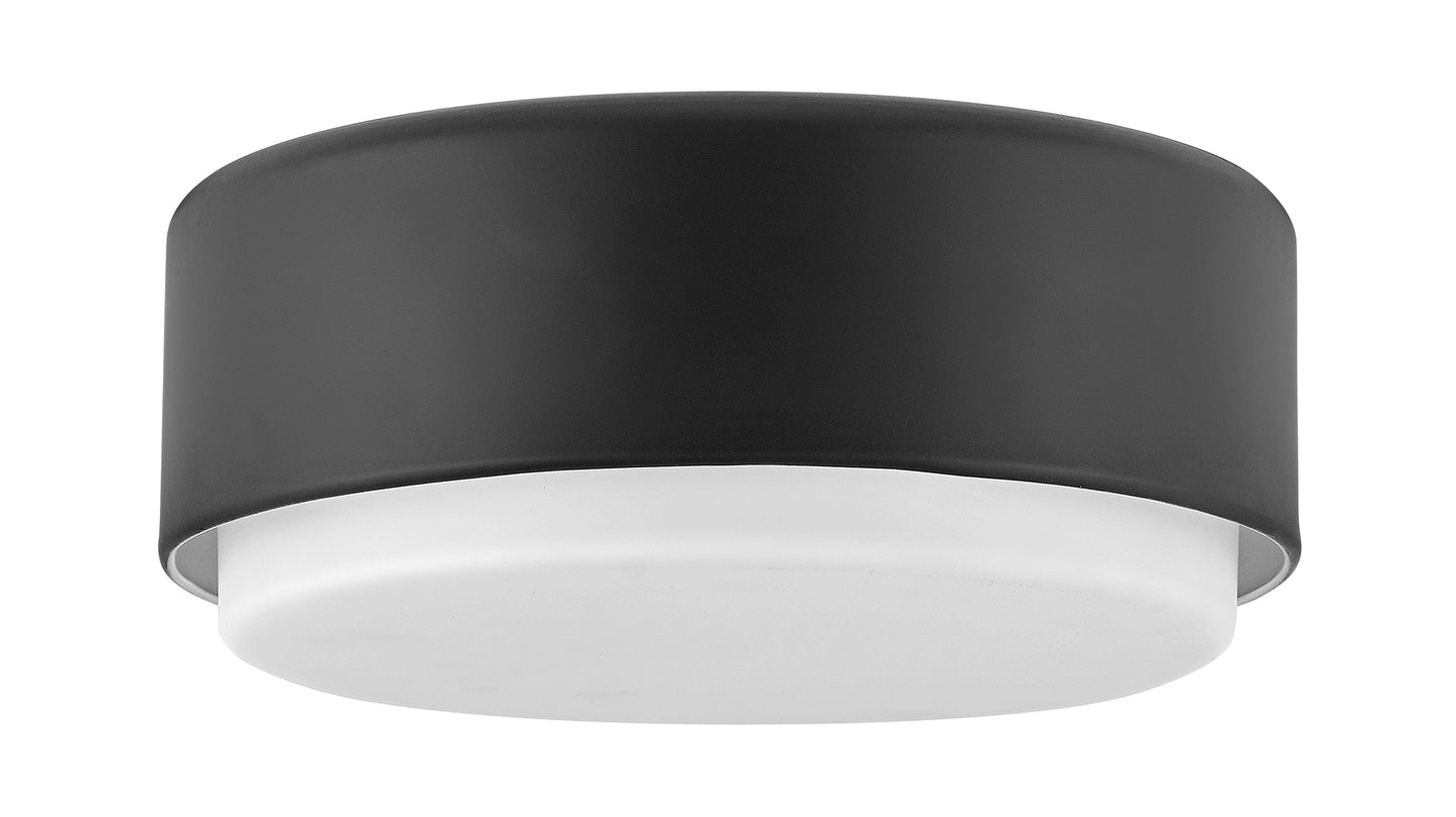 Cedric Small Flush Mount In Black Finish