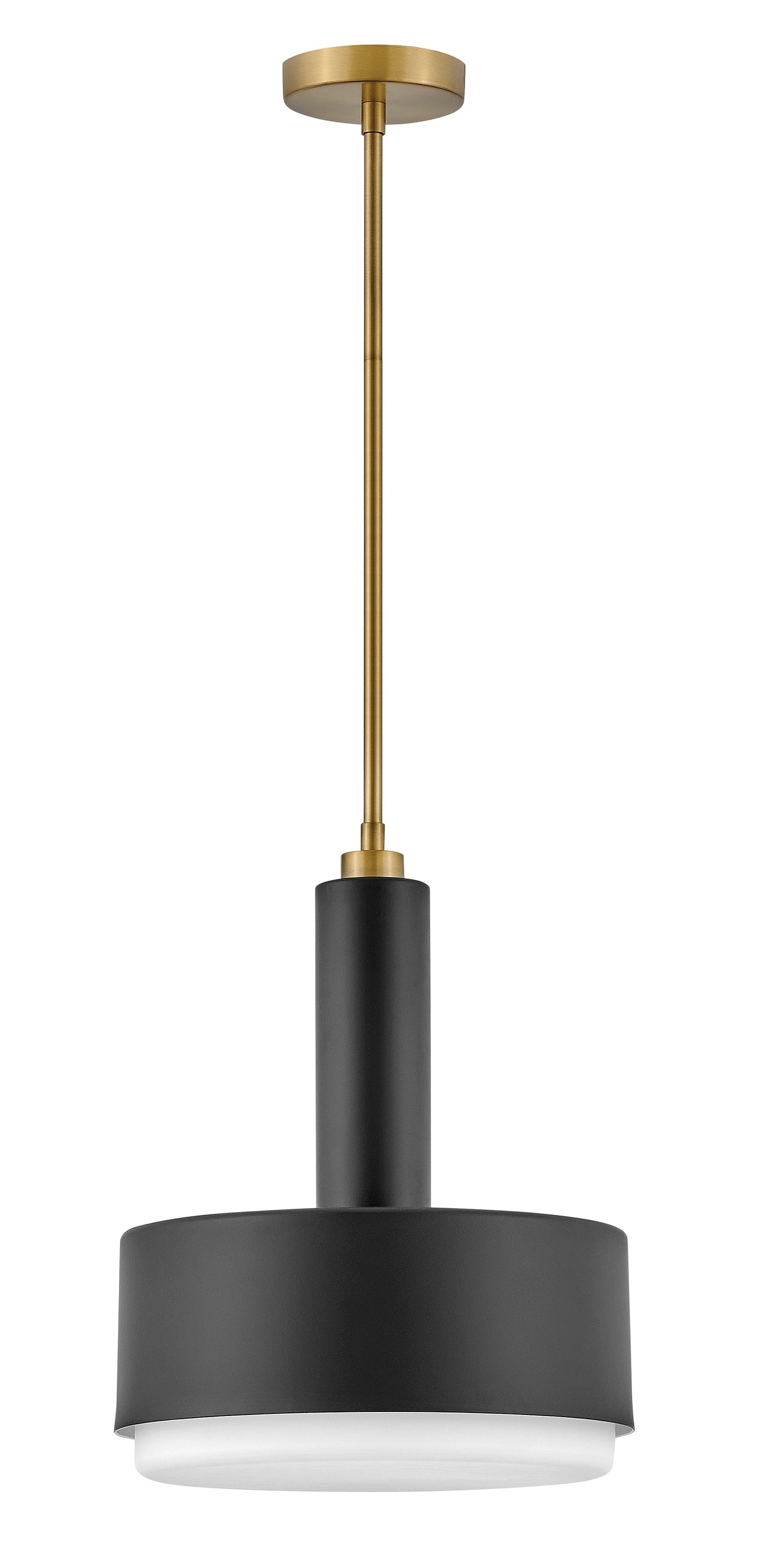 Cedric Medium Pendant In Black Finish