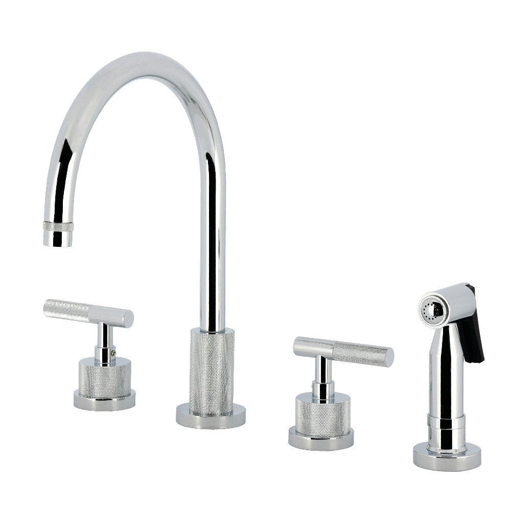 Convergent Widespread Kitchen Faucet in Polished Chrome