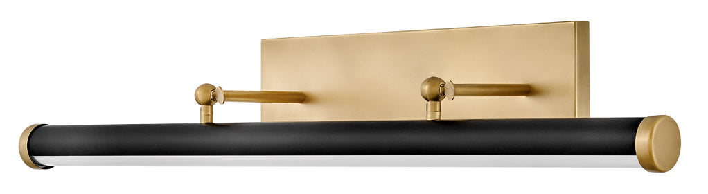 Regis Large Adjustable LED Accent Light In Light Brass Finish
