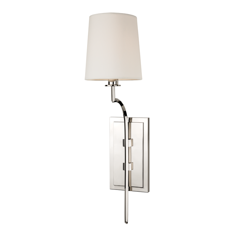 Glenford Wall Sconce with Polished Nickel Finish