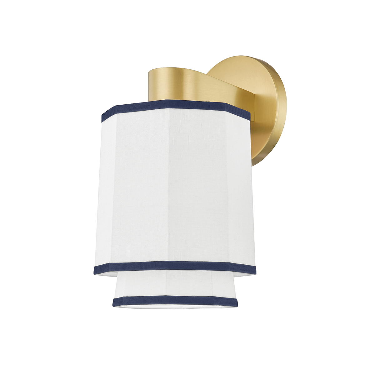 Riverdale Wall Sconce with Aged Brass Finish