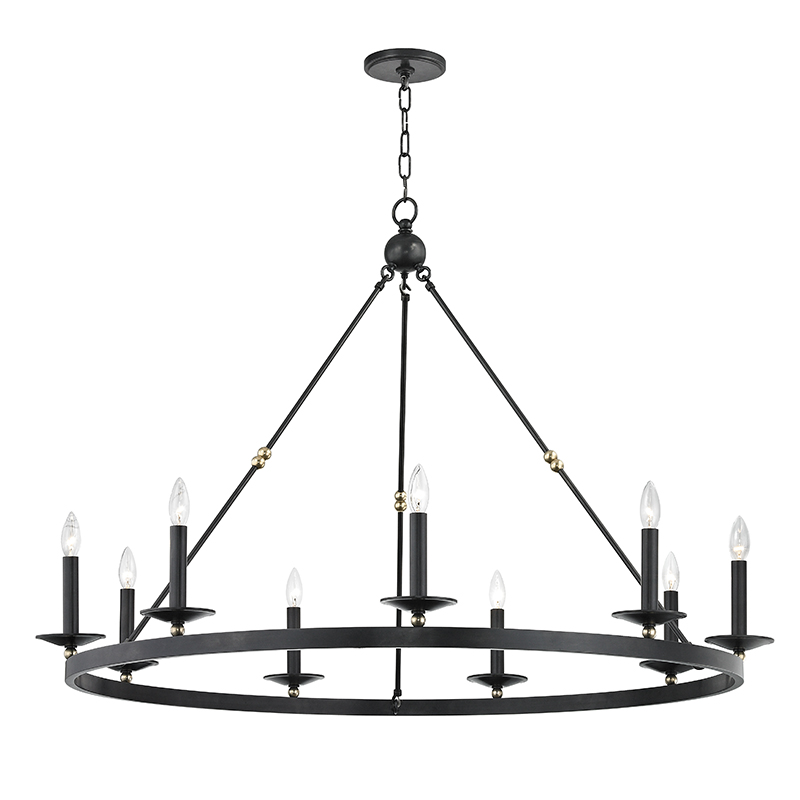 Allendale Chandelier with Aged Old Bronze Finish