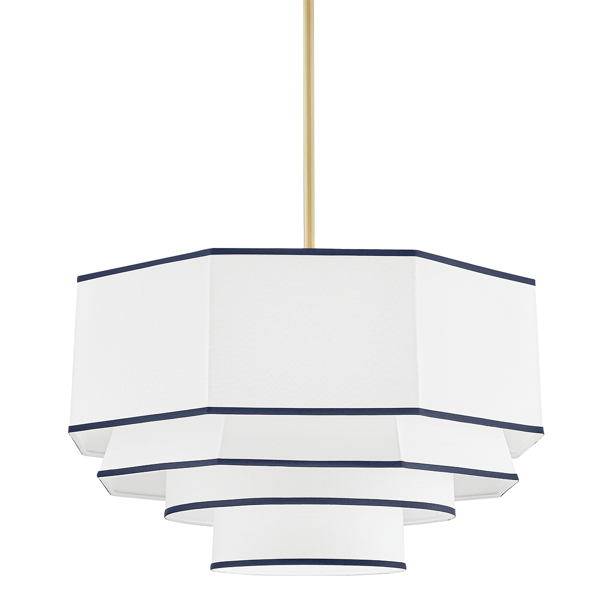 Riverdale Chandelier with Aged Brass Finish