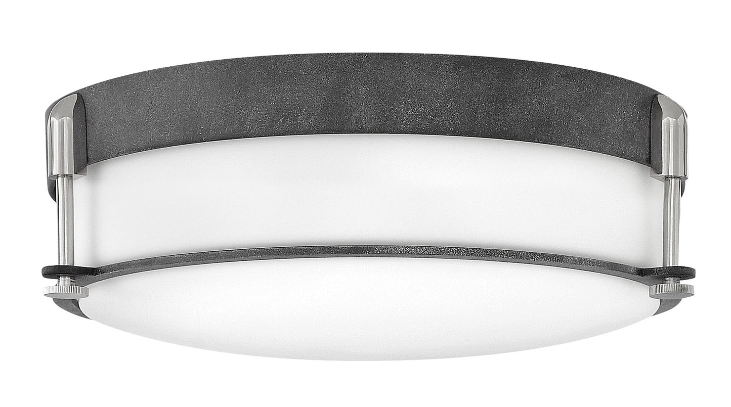 Colbin Medium Flush Mount In Black Finish
