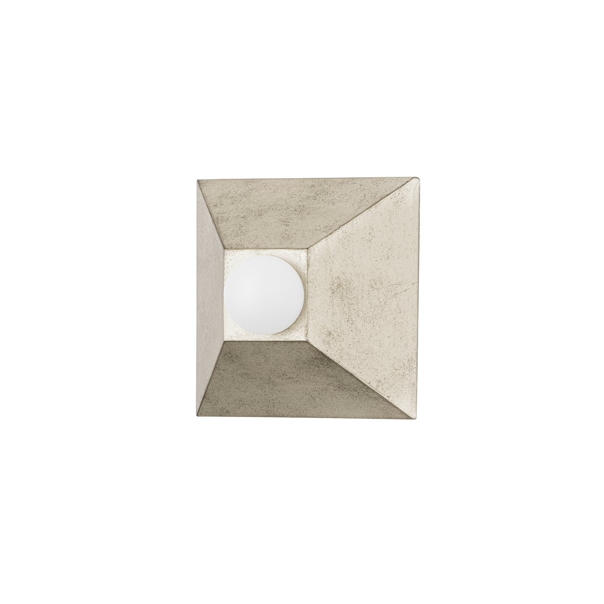 Max Wall Sconce In SILVER LEAF Finish