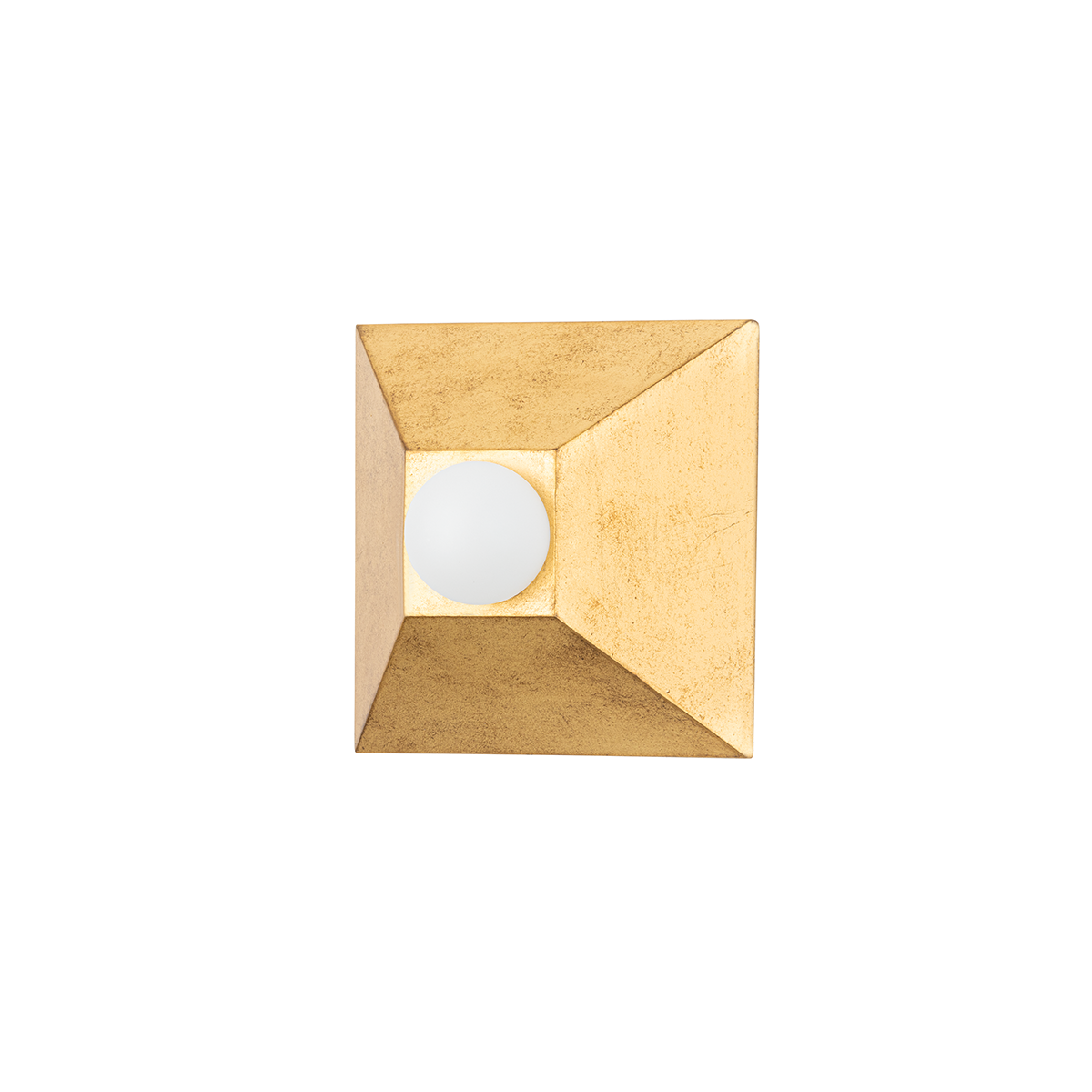 Max Wall Sconce In VINTAGE GOLD LEAF Finish