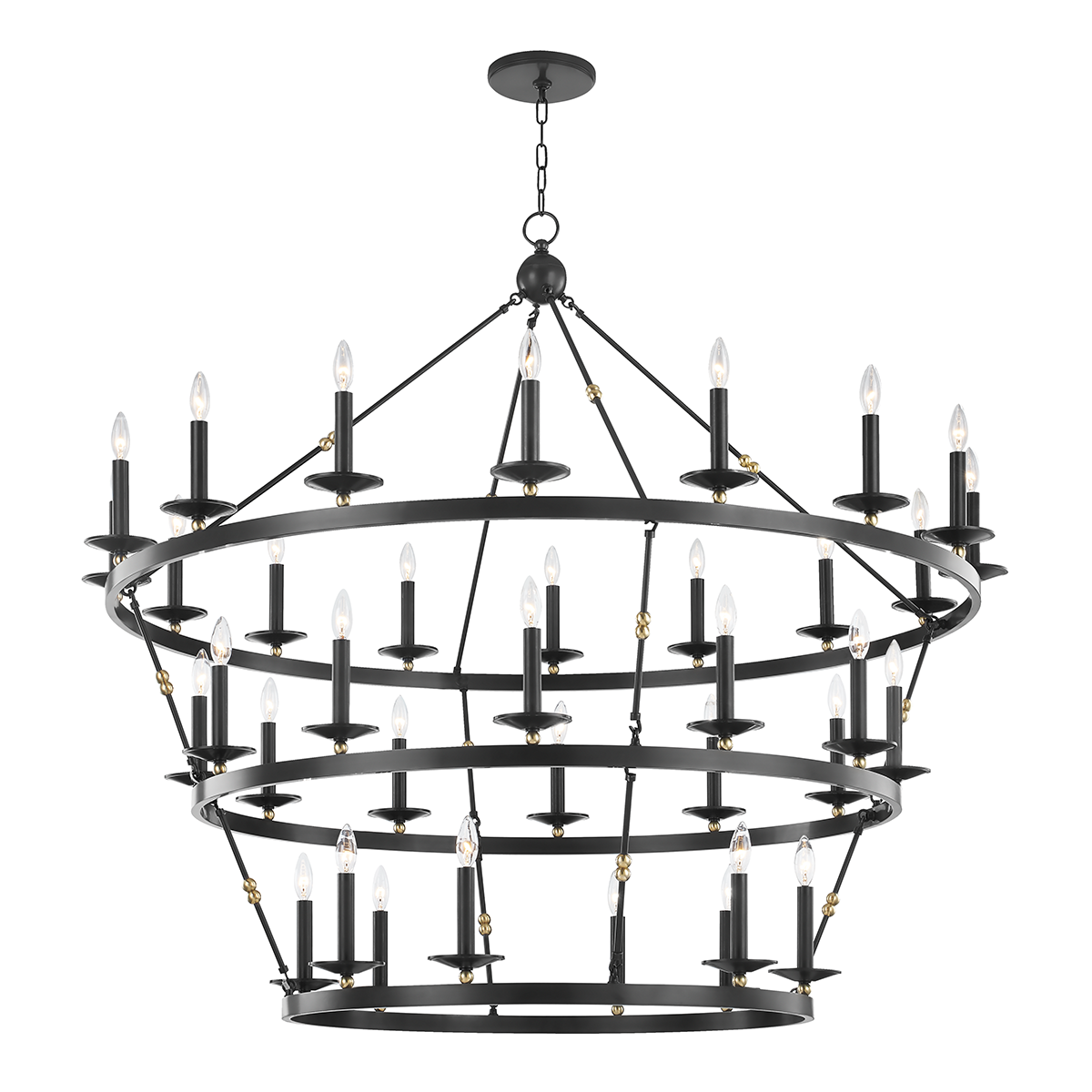 Allendale Chandelier with Aged Old Bronze Finish