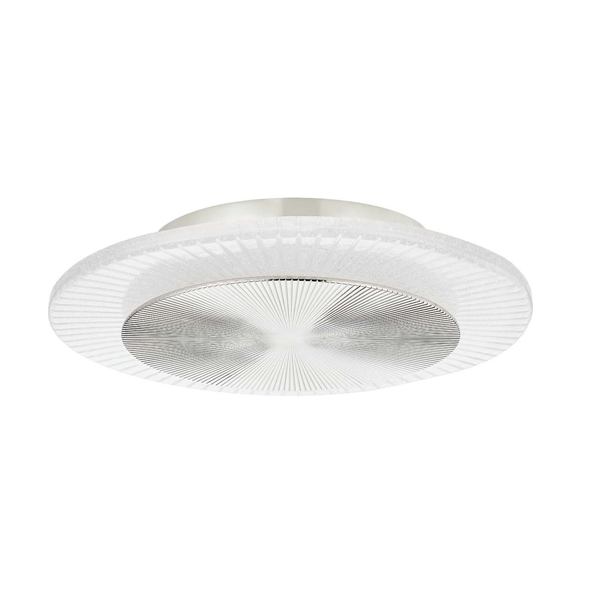 Topaz Flush Mount In POLISHED NICKEL Finish