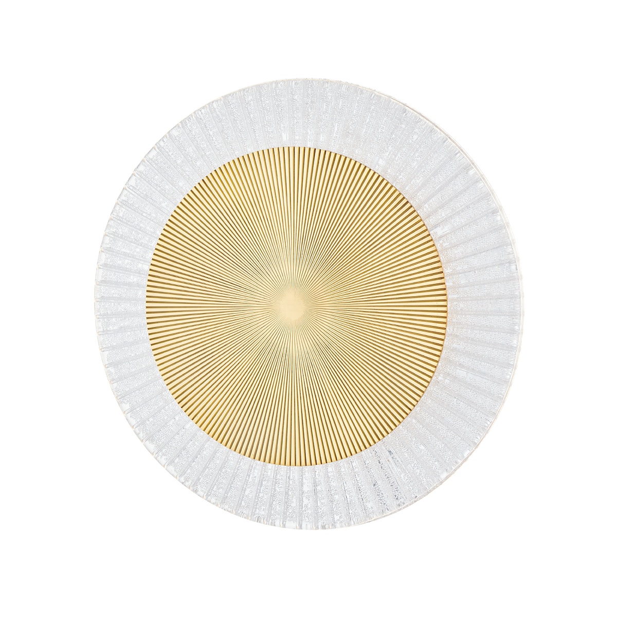 Topaz Flush Mount In VINTAGE POLISHED BRASS Finish