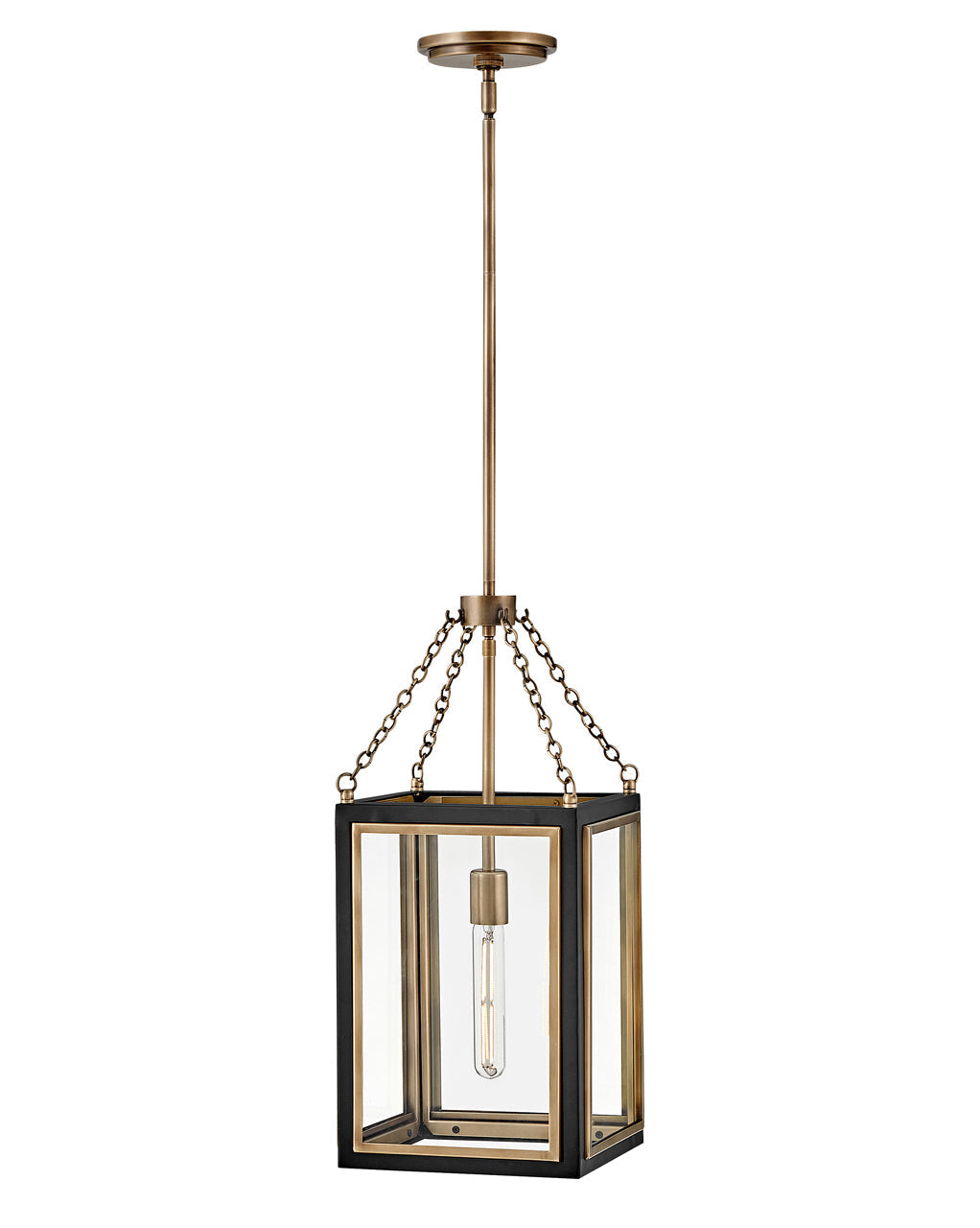 Shaw Small Pendant In Black Finish
