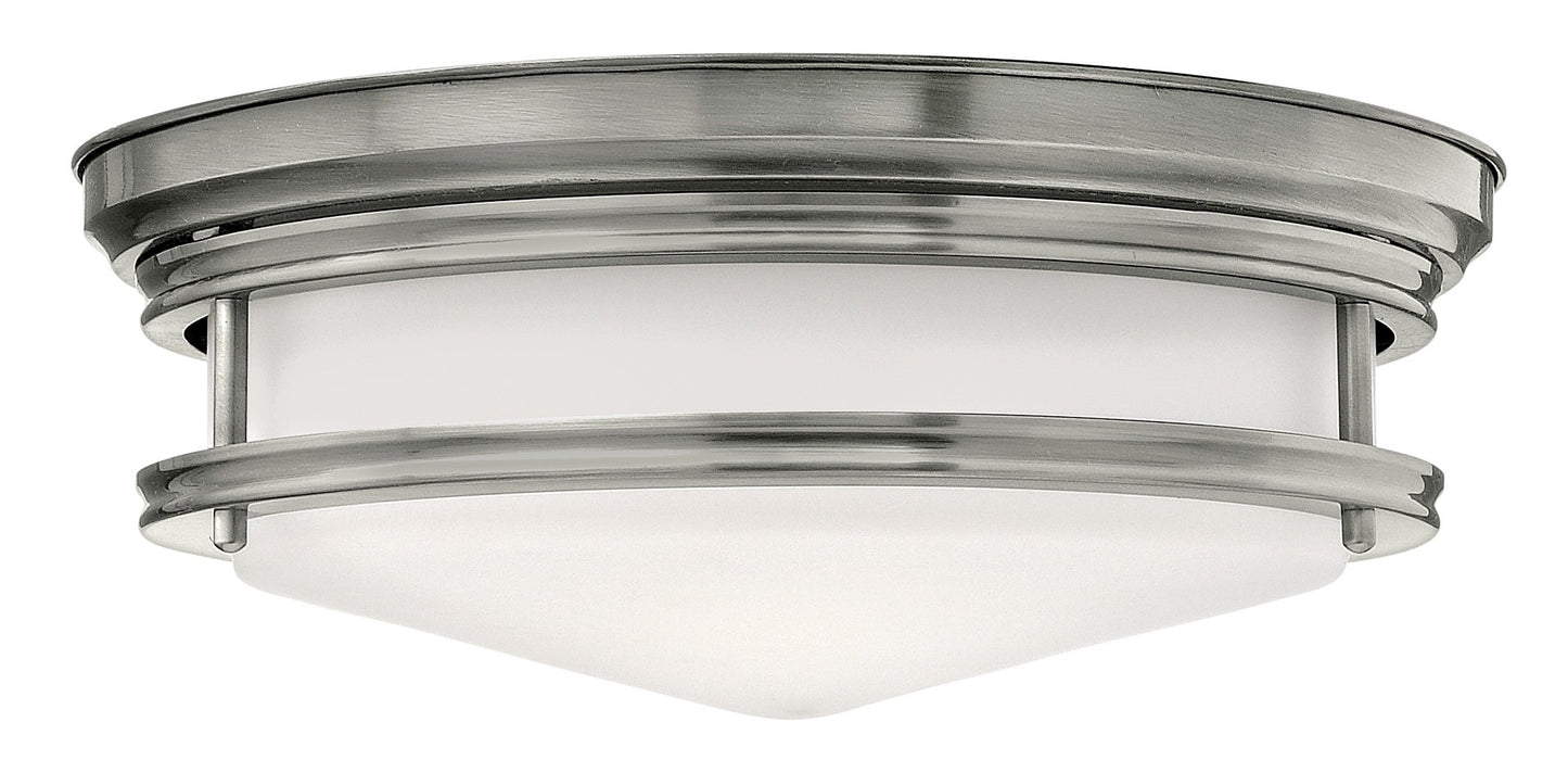 Hadley Medium Flush Mount In Brushed Nickel Finish