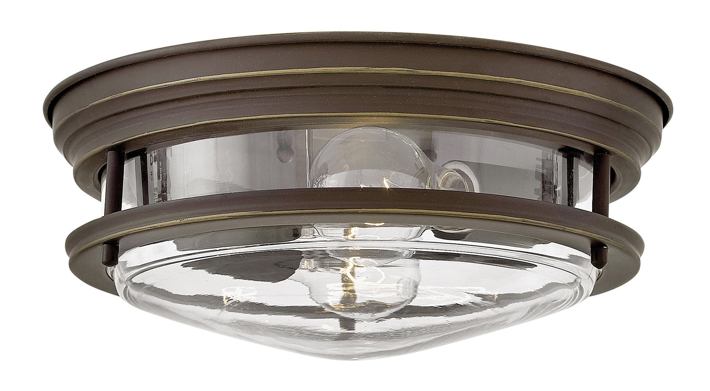 Hadley Small Flush Mount In Light Bronze Finish