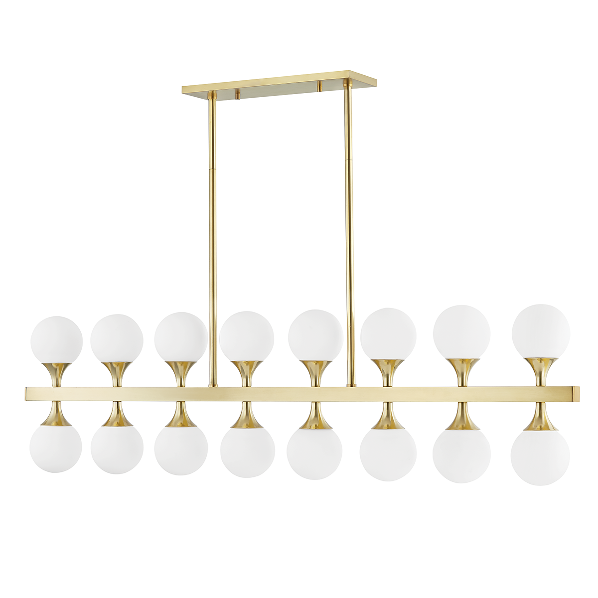 Astoria Linear with Aged Brass Finish
