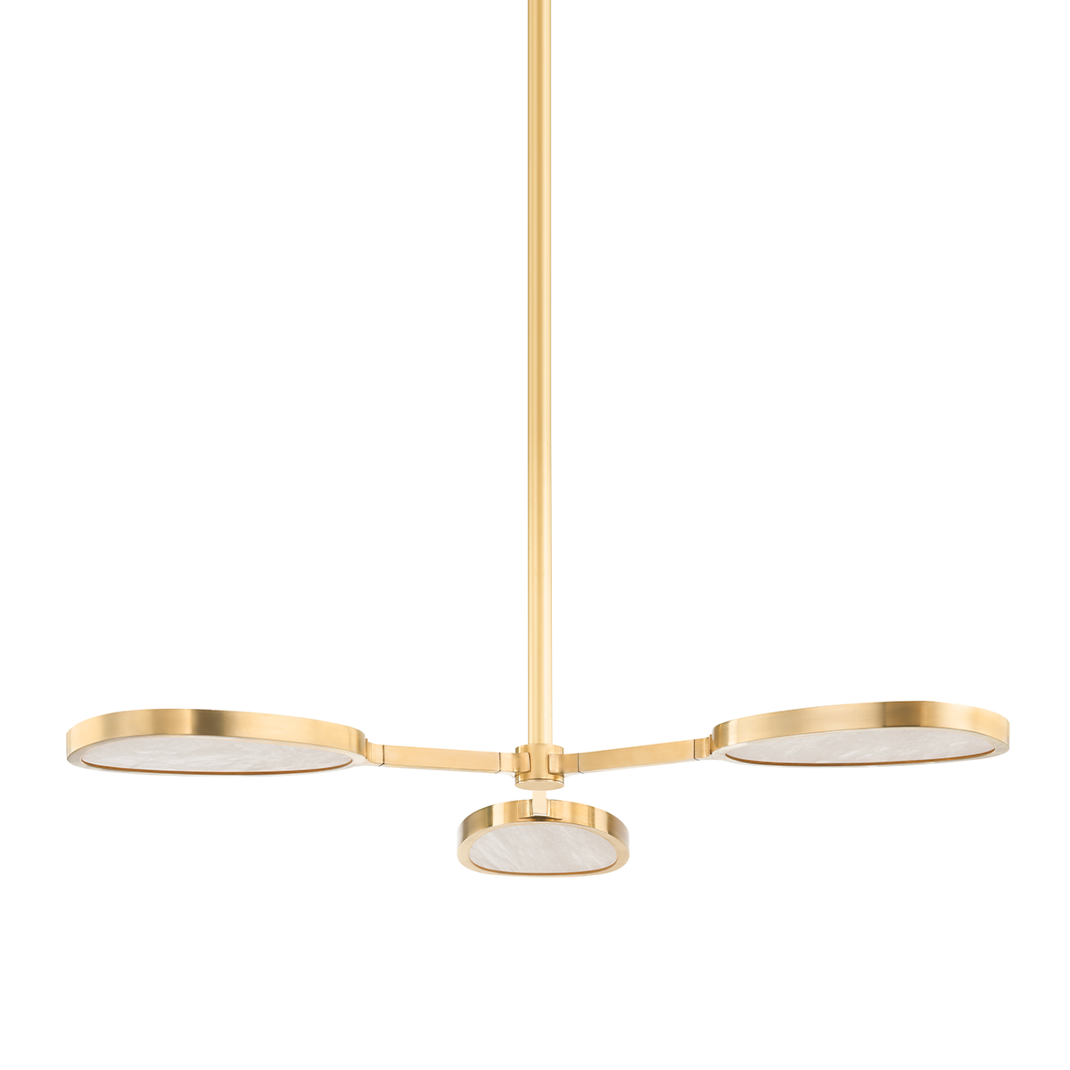 Patras Chandelier In VINTAGE BRASS Finish
