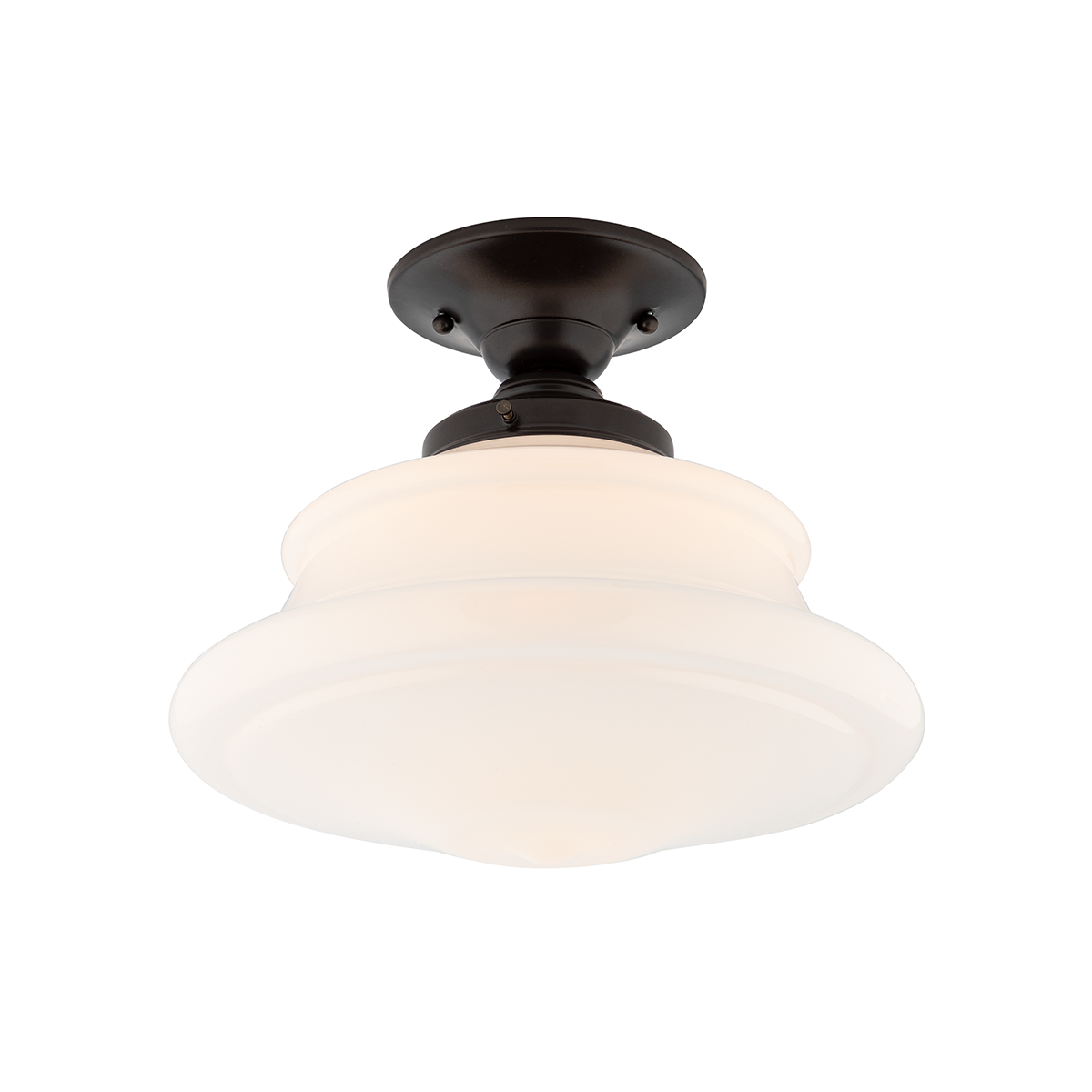Petersburg Semi Flush with Old Bronze Finish