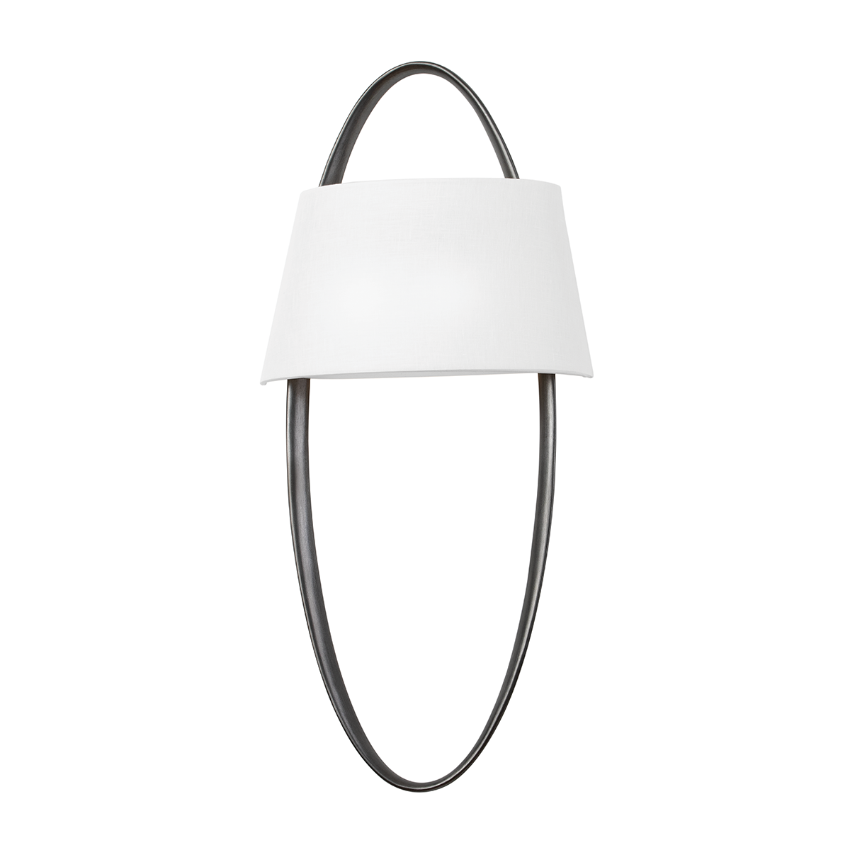 DUBAI Wall Sconce In Black Silver Leaf Finish