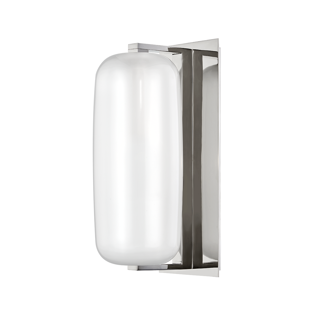 Pebble Wall Sconce with Polished Nickel Finish