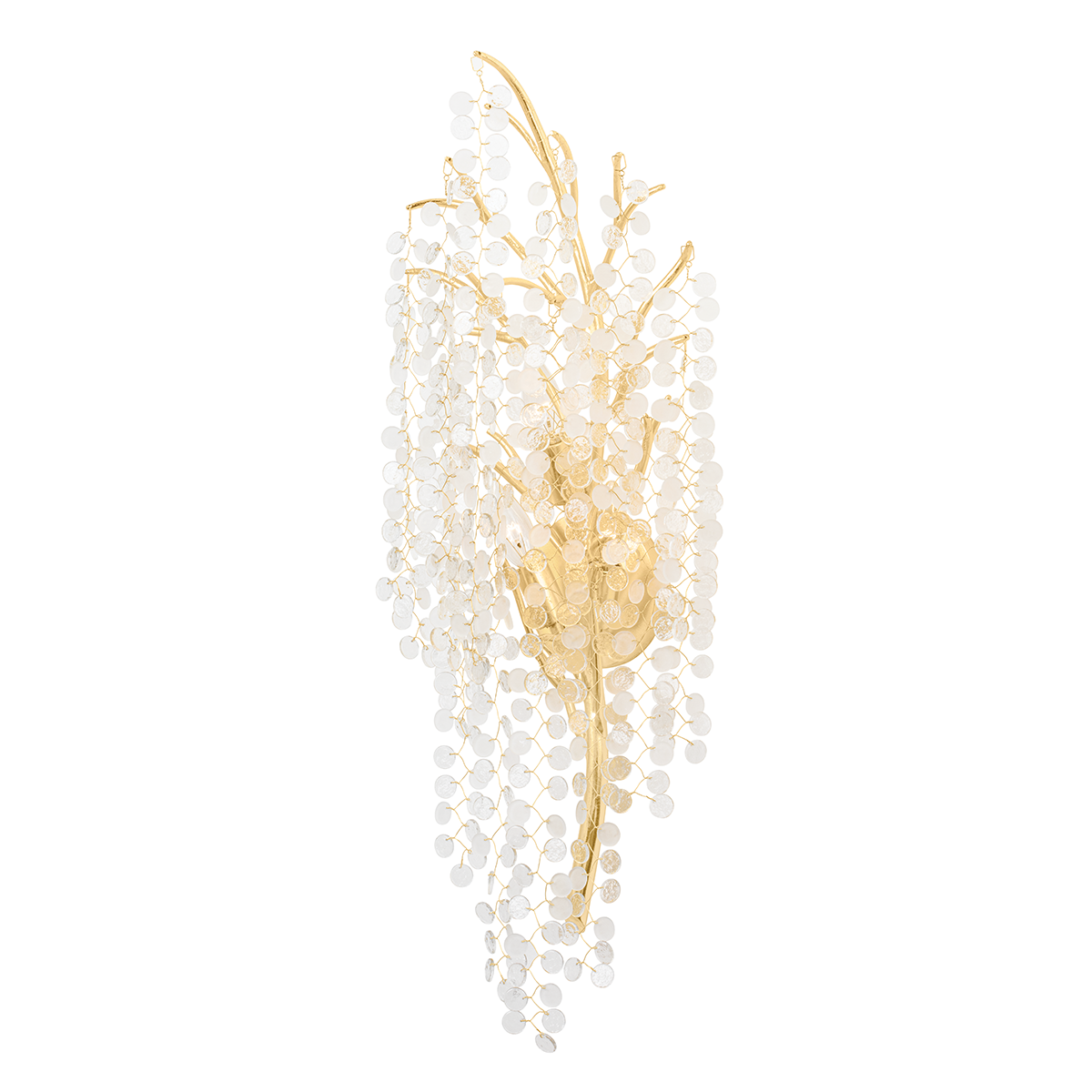 GENOA Wall Sconce In Gold Leaf Finish