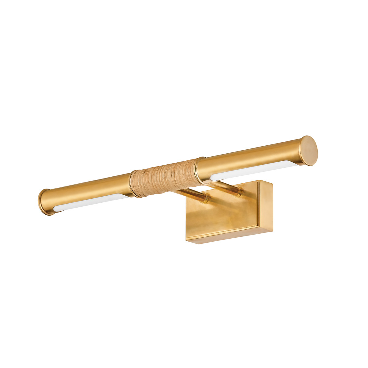 Hallstead Picture Light with Aged Brass Finish