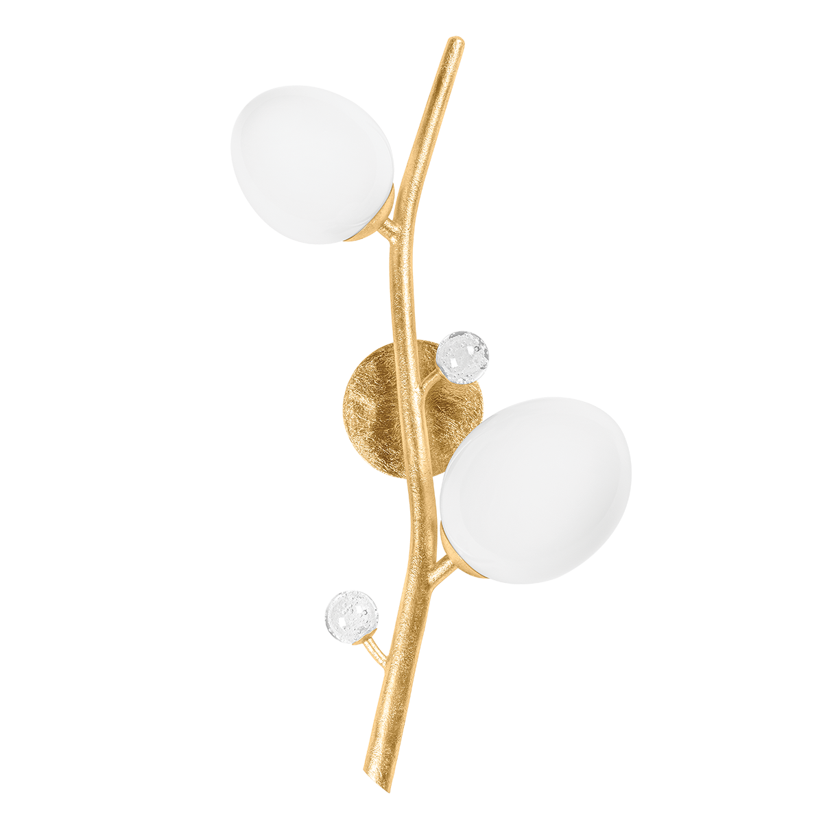 MIRIELLE Wall Sconce In Vintage Gold Leaf Finish