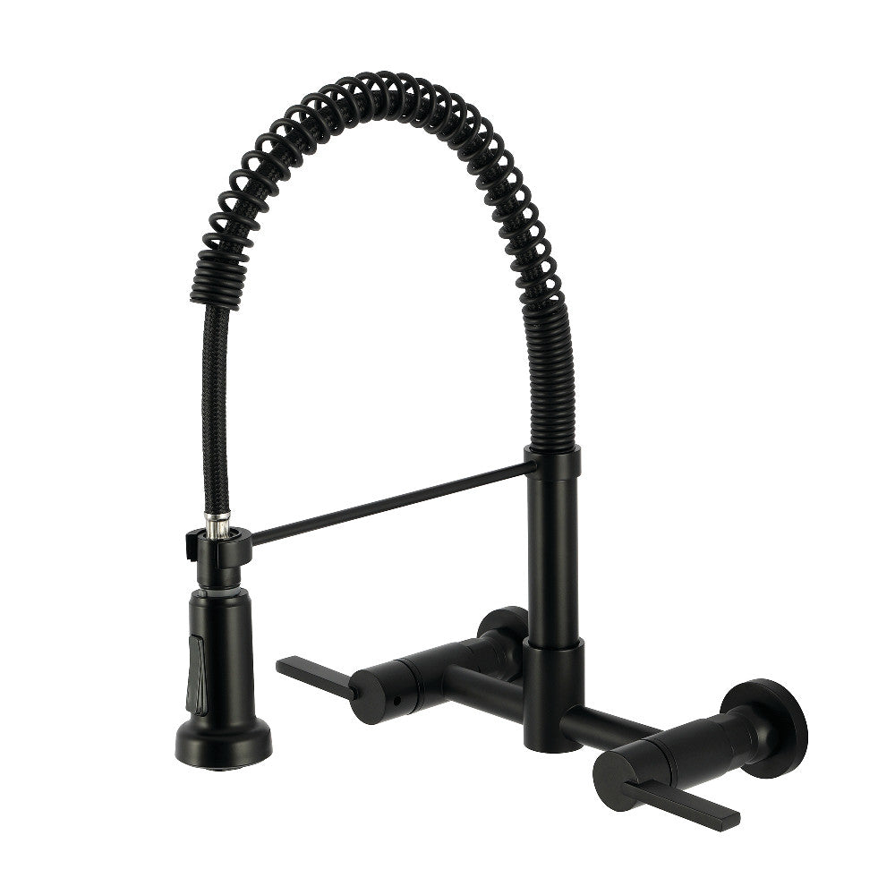 Continental Pre-Rinse Kitchen Faucet in Matte Black
