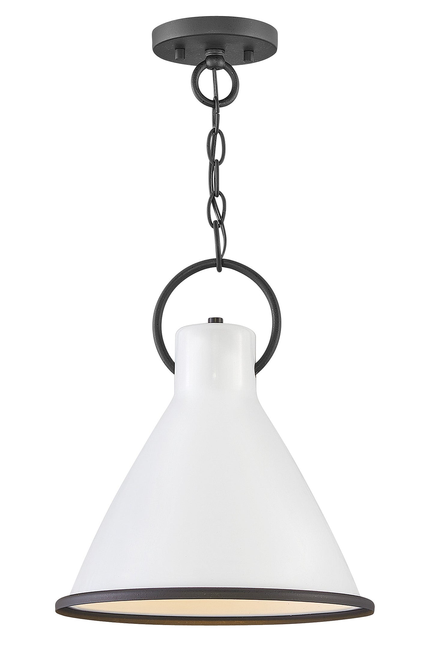 Winnie Medium Pendant In White Finish