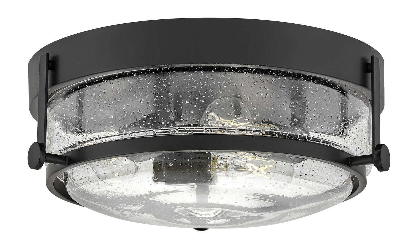 Harper Medium Flush Mount In Black Finish