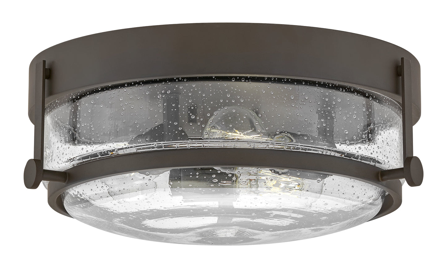 Harper Medium Flush Mount In Light Bronze Finish