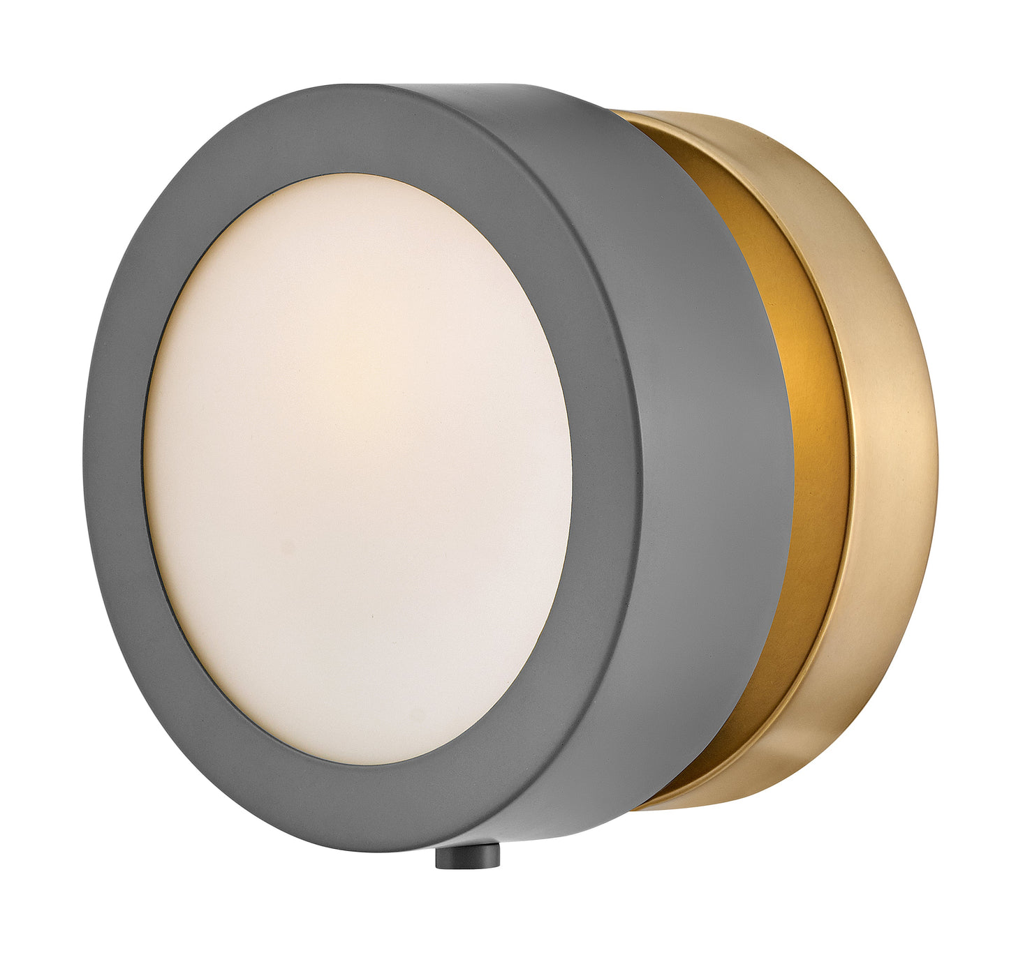 Mercer Small Adjustable Single Light Sconce In Gray Finish
