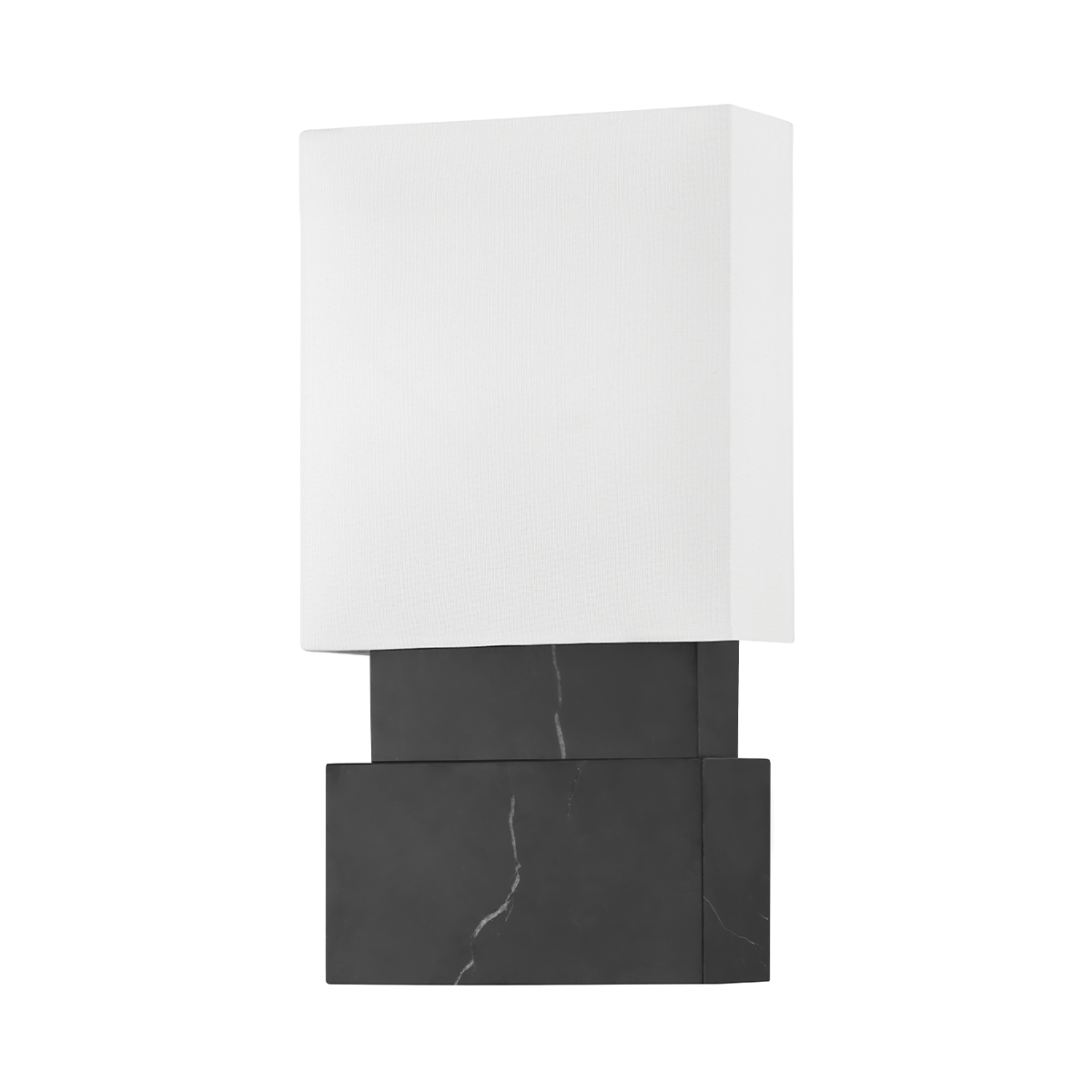 Haight Wall Sconce with Black Marble Finish