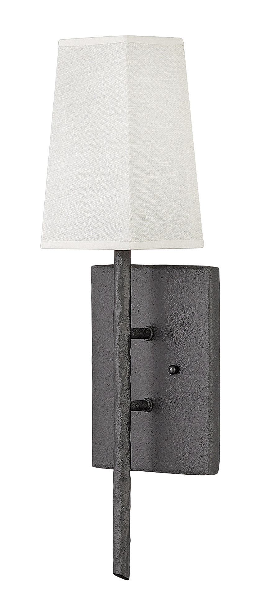 Tress Large Single Light Sconce In Black Finish