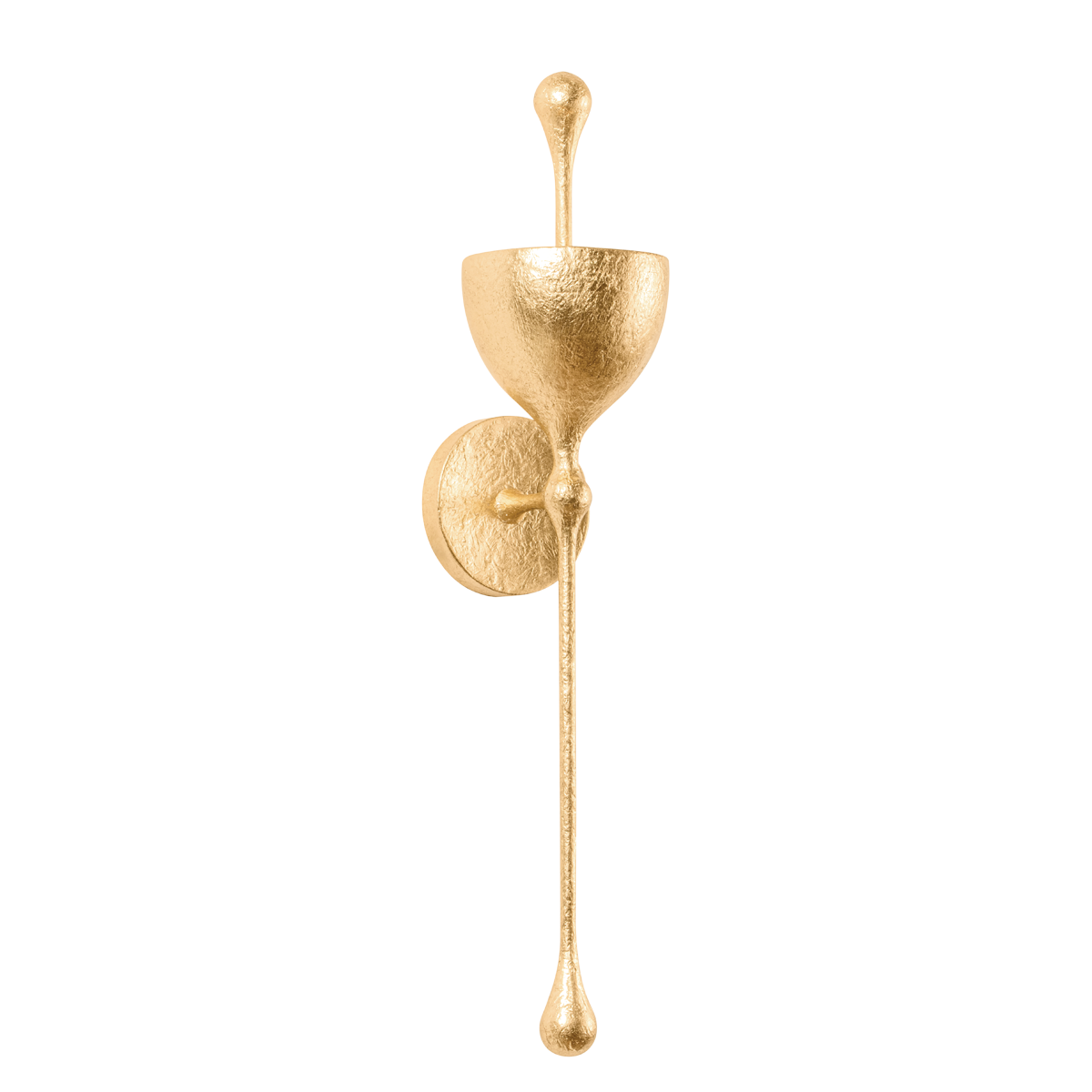 ANTALYA Wall Sconce In Vintage Gold Leaf Finish
