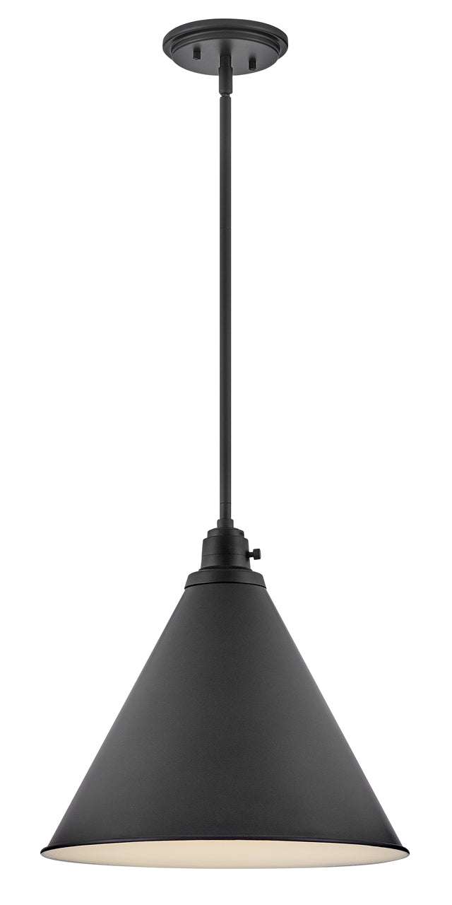 Arti Medium Pendant In Black Finish