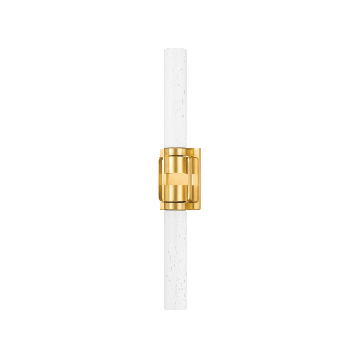 GLEN OAKS Wall Sconce with Aged Brass Finish