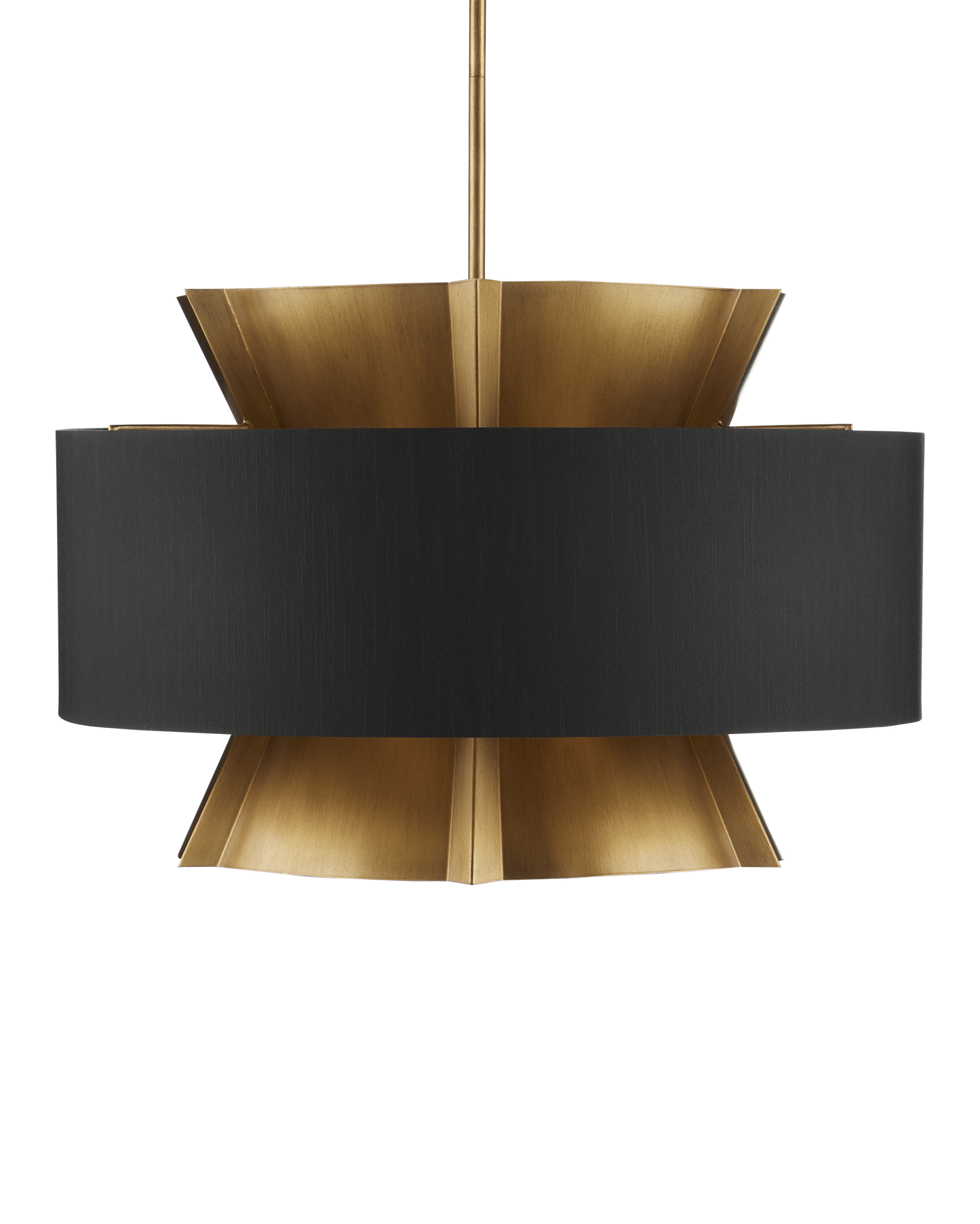 Oxenwood Brass & Black Chandelier