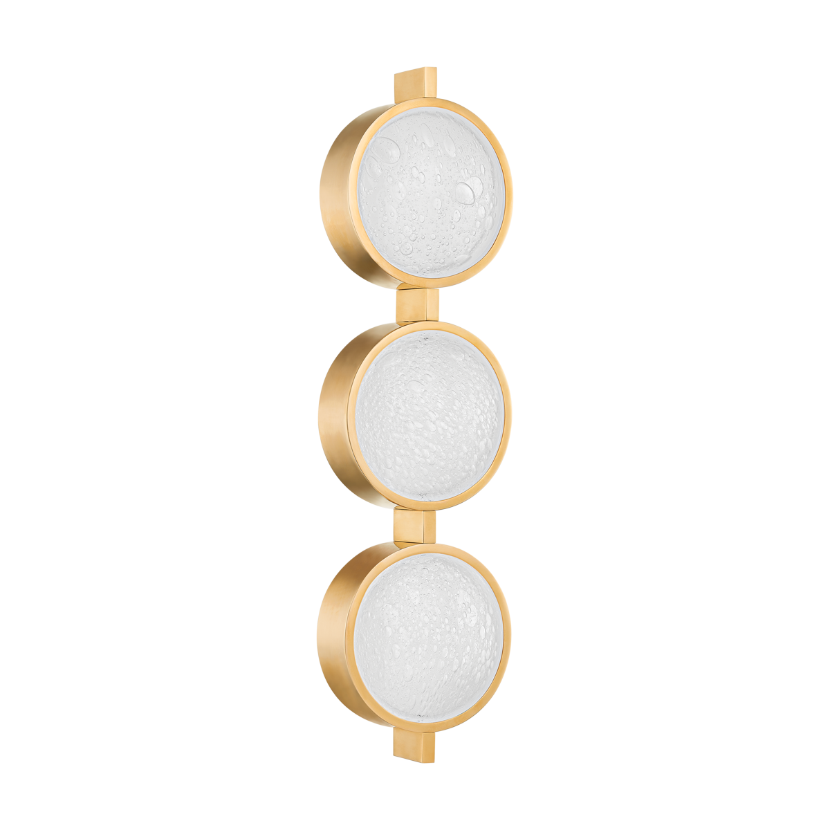 ANSONIA Wall Sconce In Vintage Brass Finish