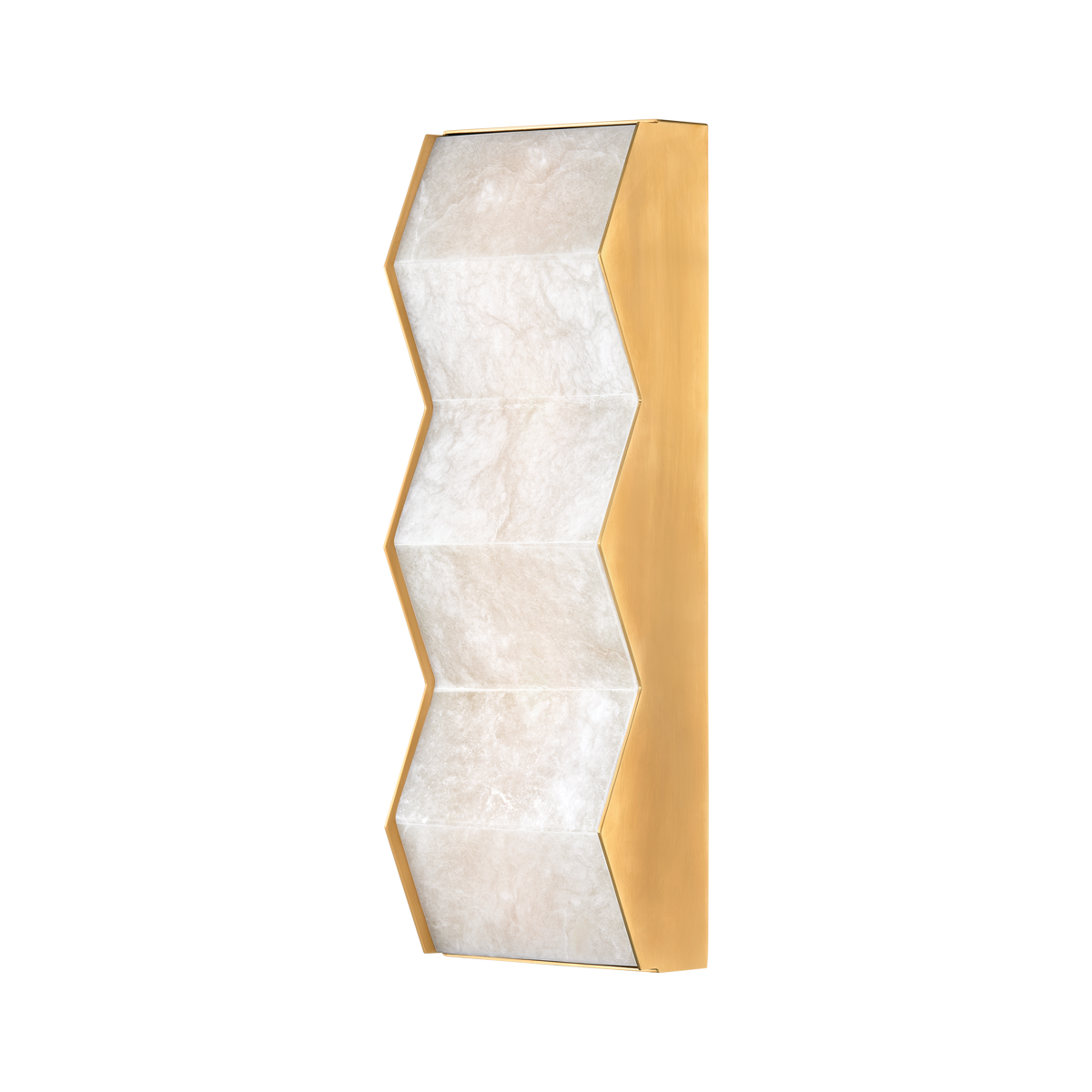 TANZANITE Wall Sconce In Vintage Brass Finish