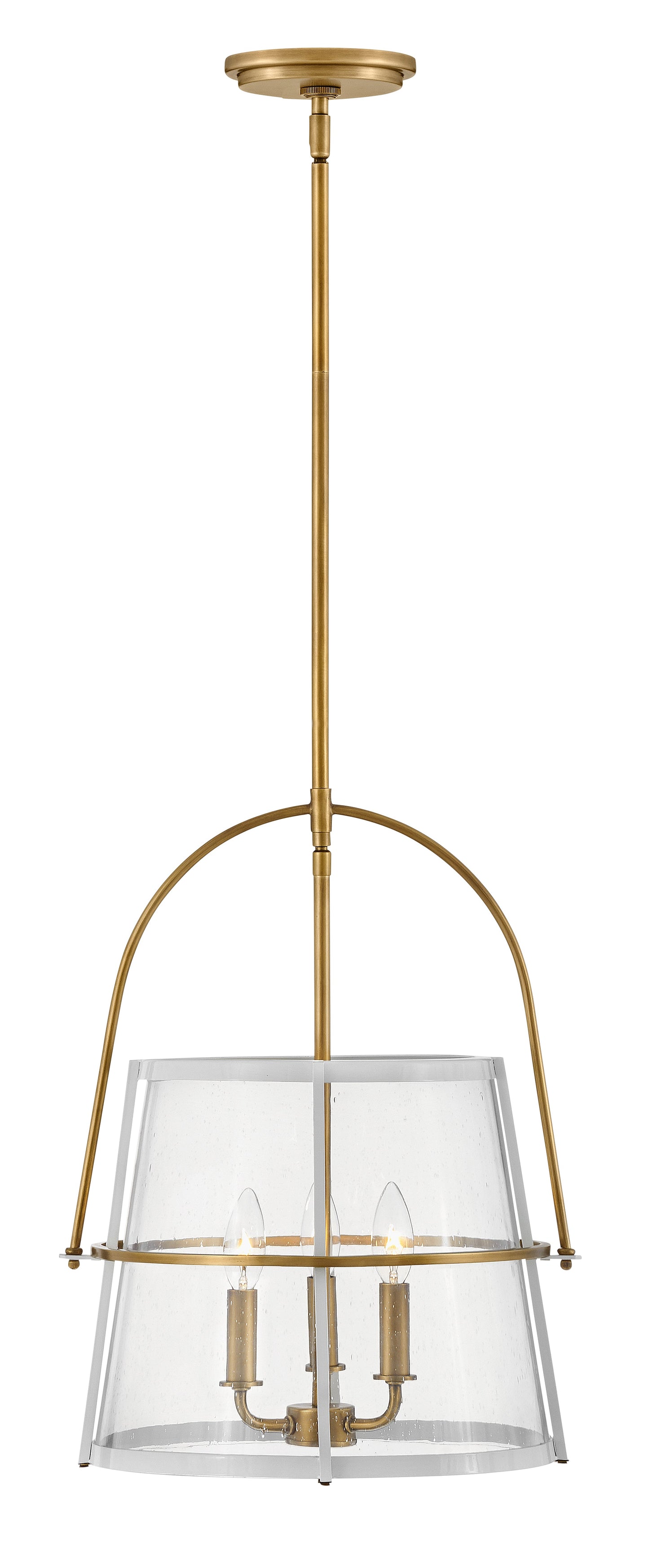 Tournon Medium Pendant In Light Brass Finish