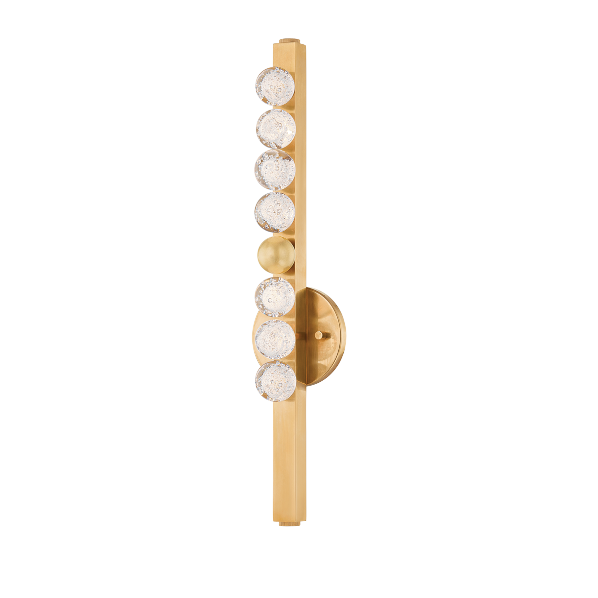 ANNECY Wall Sconce In Vintage Brass Finish