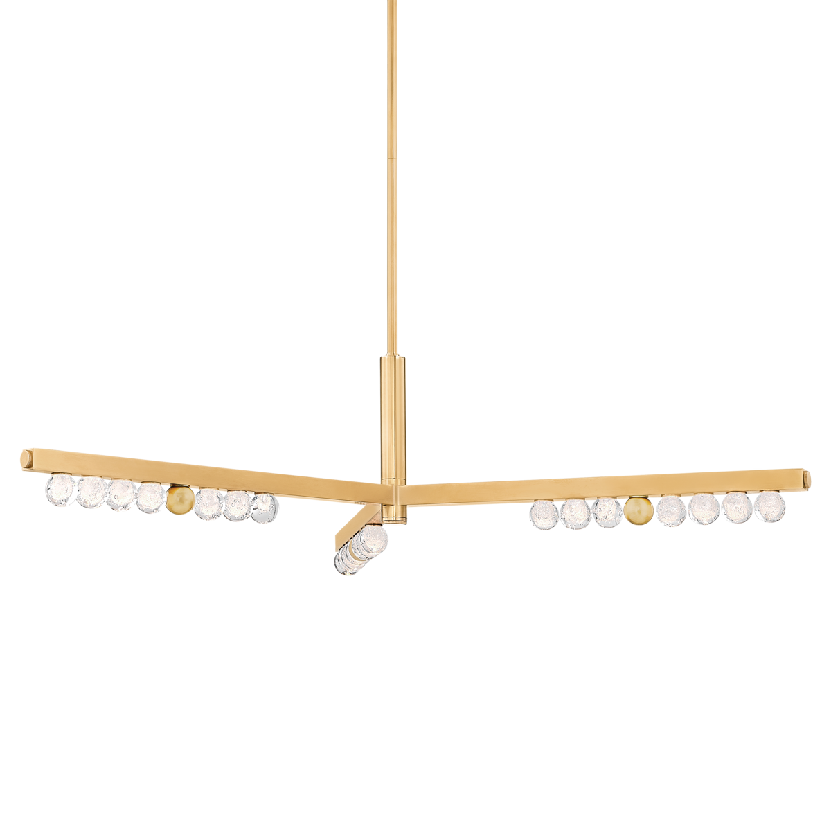 ANNECY Chandelier In Vintage Brass Finish